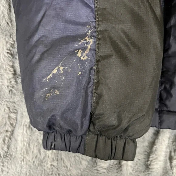 Polo Ralph Lauren RL/250 Mens Down Puffer Jacket Navy Black Large PonyFlaws